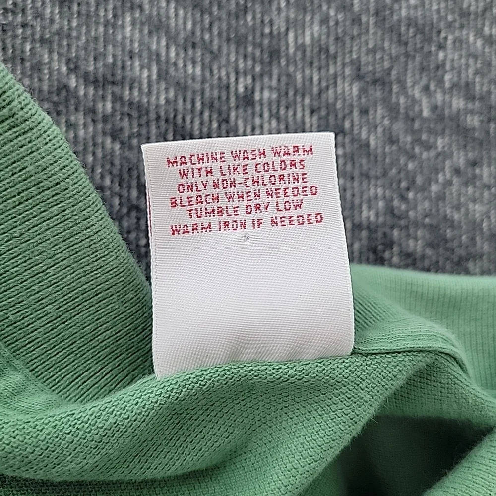 Brooks Brothers Green Polo with‎ Sailboat Design